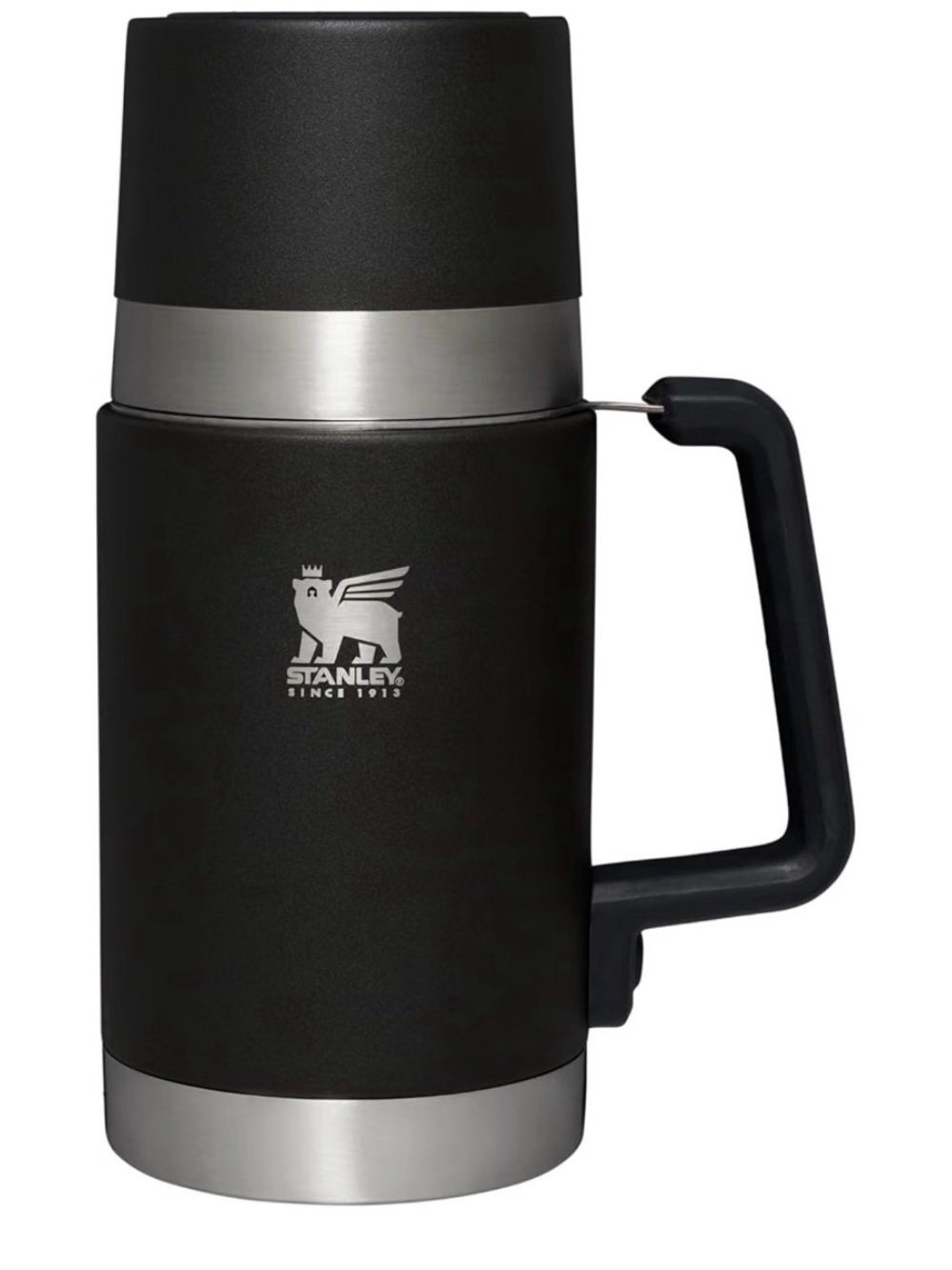 Stanley Black Insulated Travel Mug with Handle 24oz